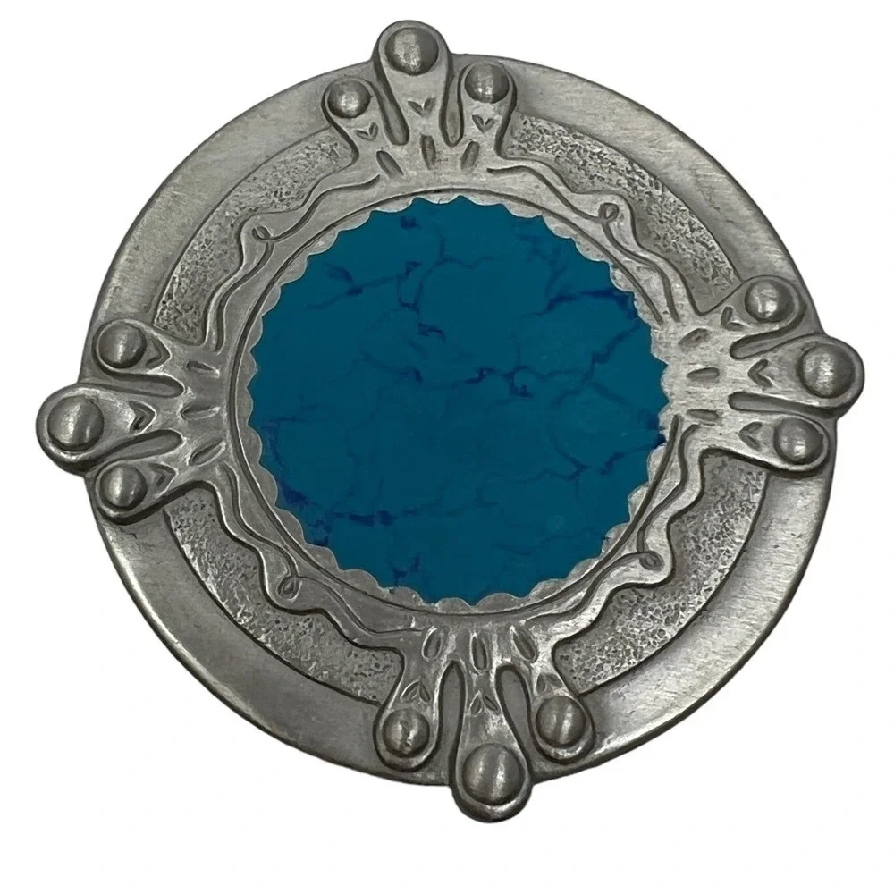 Earth Belt Buckle Life and Sacred‎ Spirits Collection Native American Style